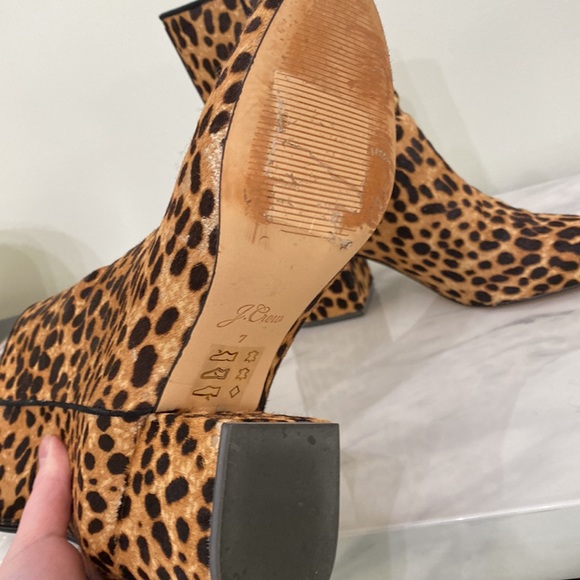 Jcrew Leopard Calf Hair Booties - Picture 3 of 6